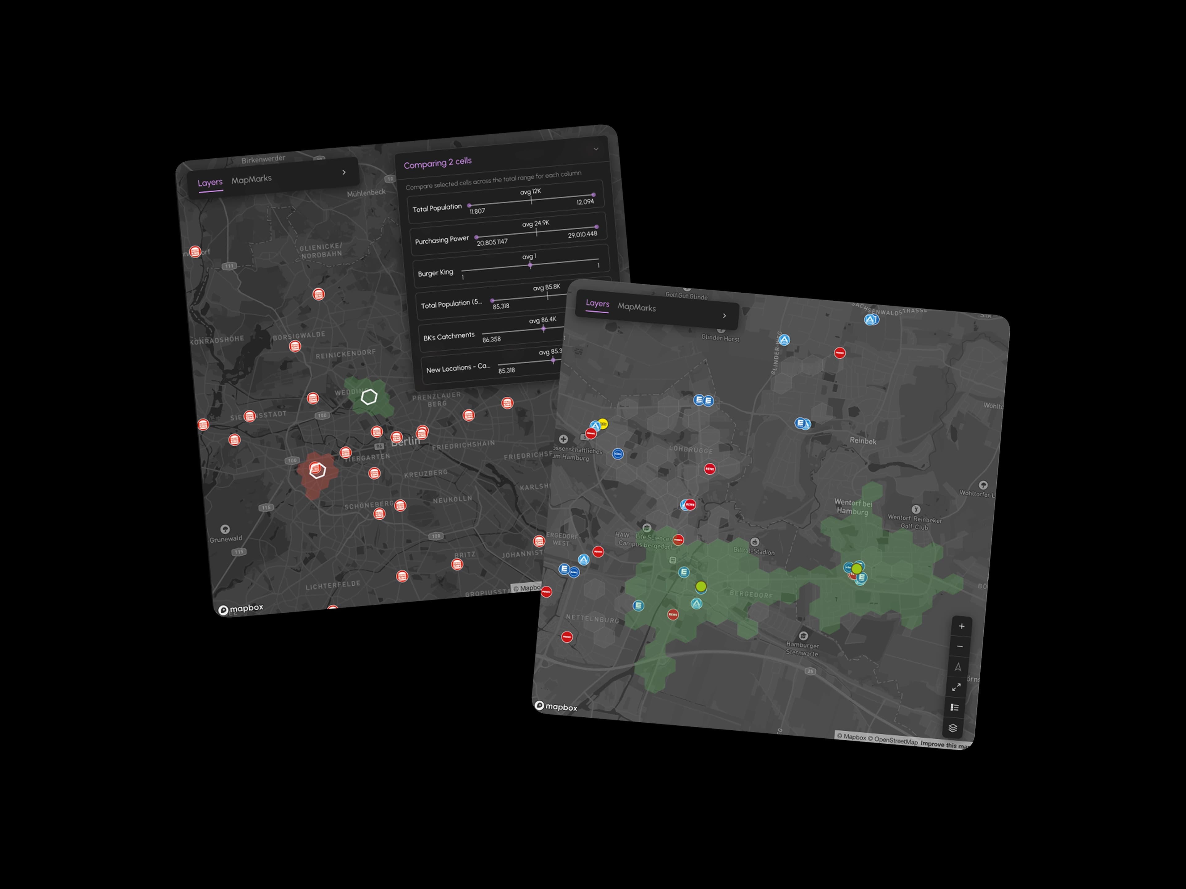 Standortanalyse beginnt auf Marktebene