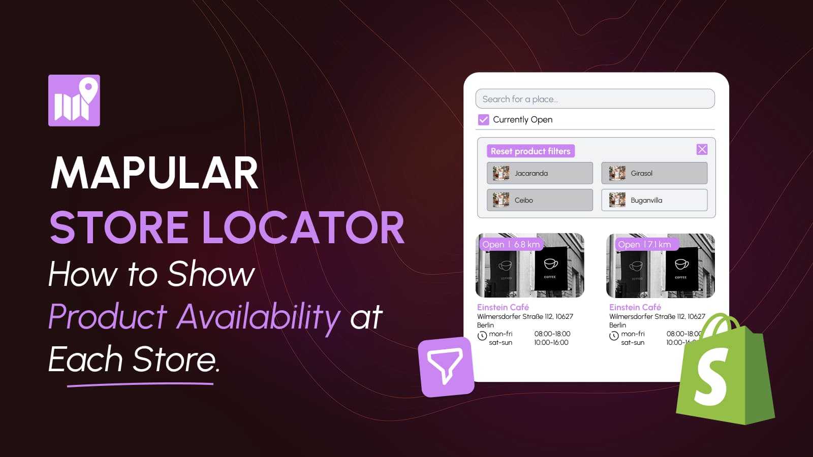 How to add your Products Availability at each store