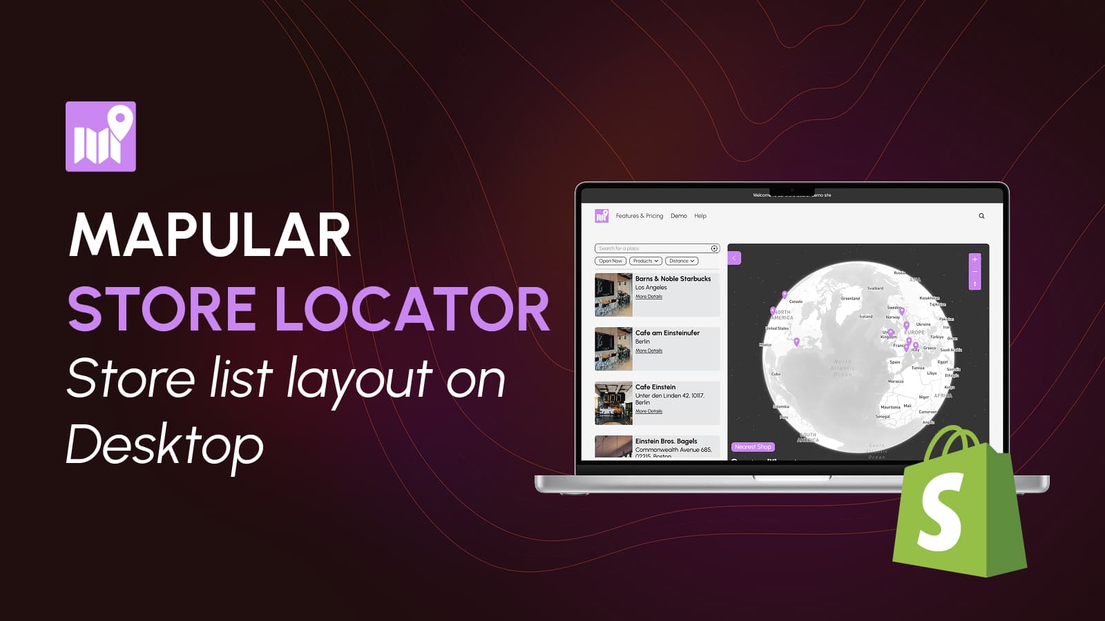 Store List Layouts — Desktop