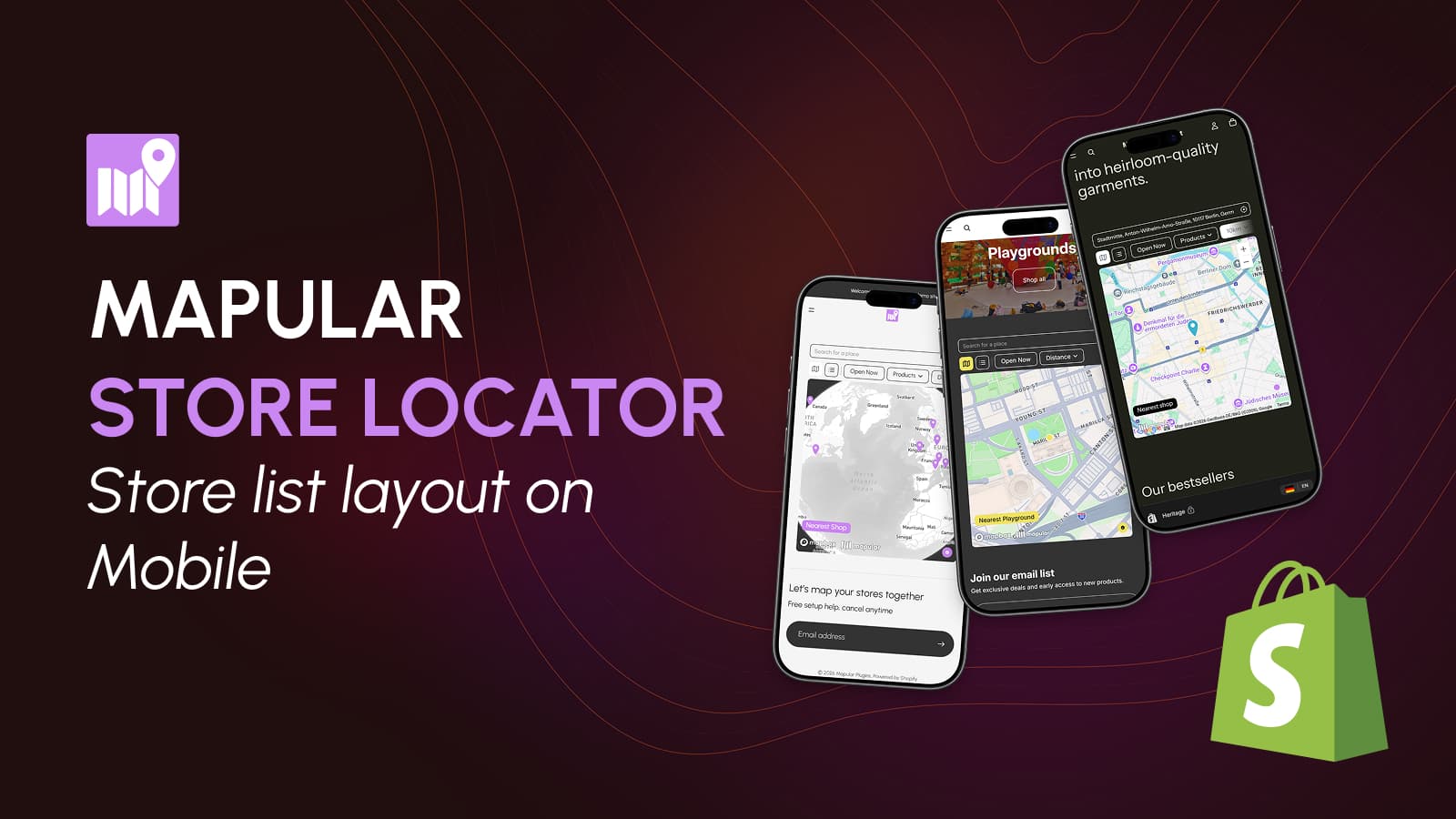 Store List Layouts — Mobile