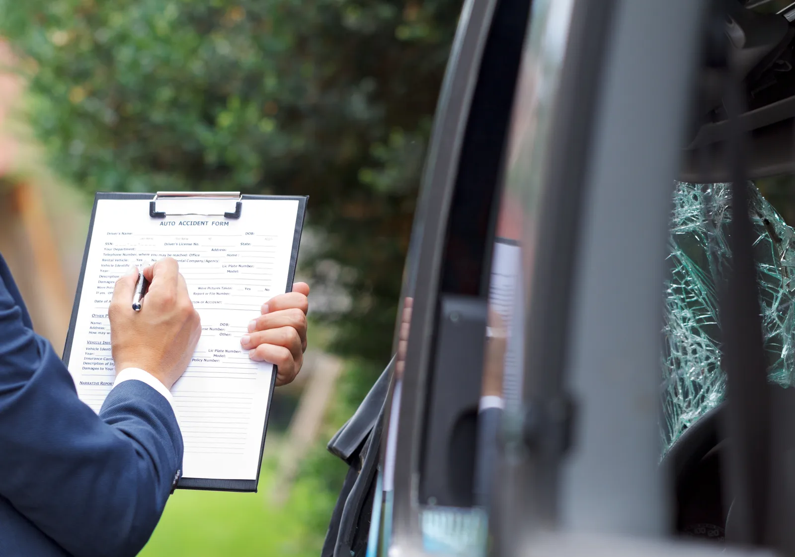 Analoge Unfallerfassung