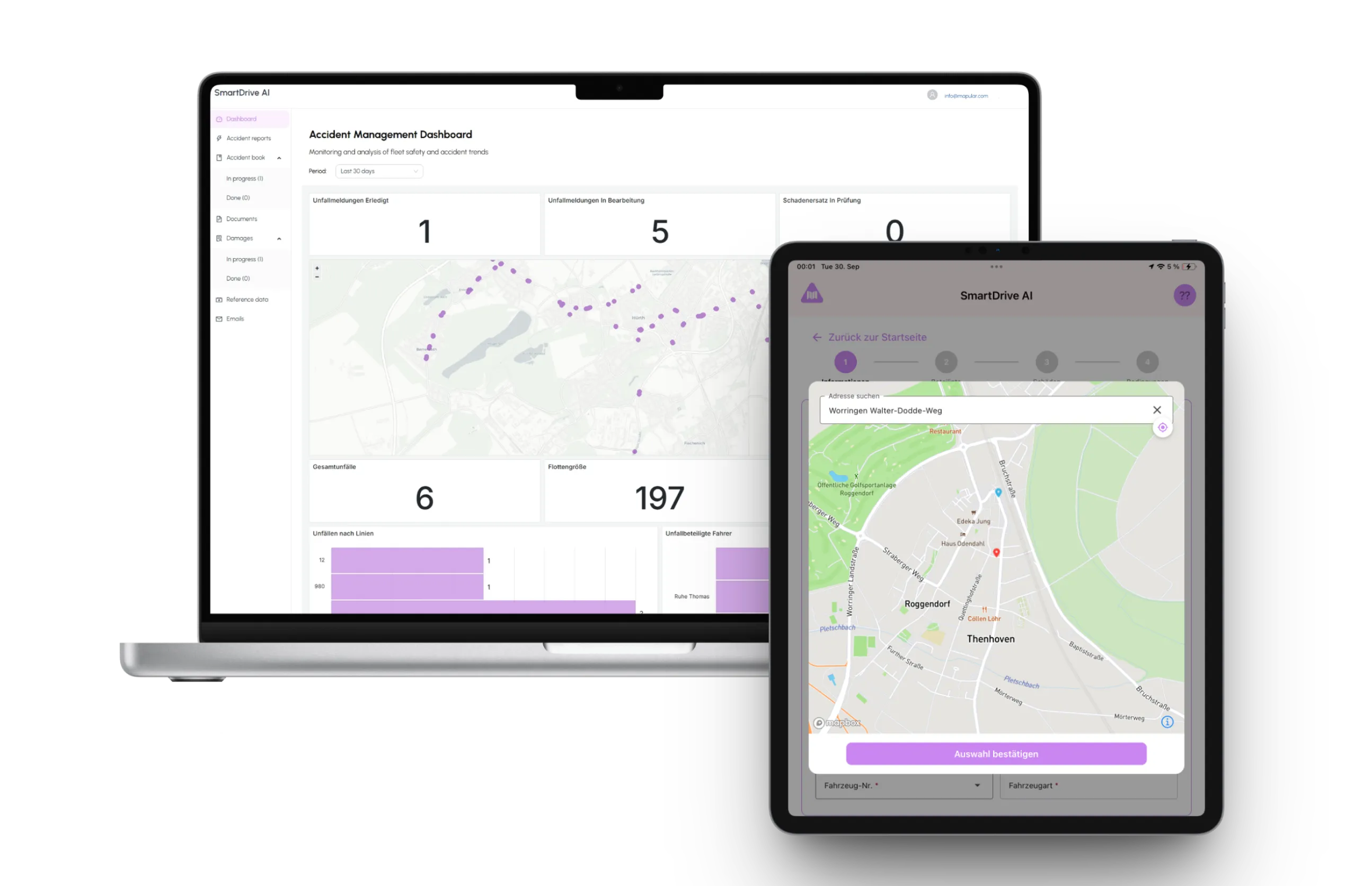 SmartDrive AI interface