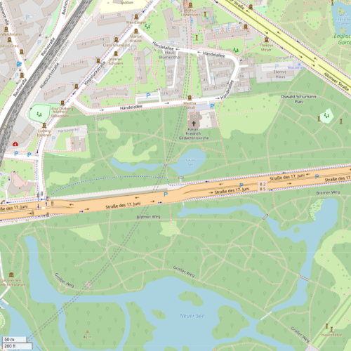 OpenStreetMap selected as the map provider