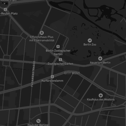 Mapbox Dark map style