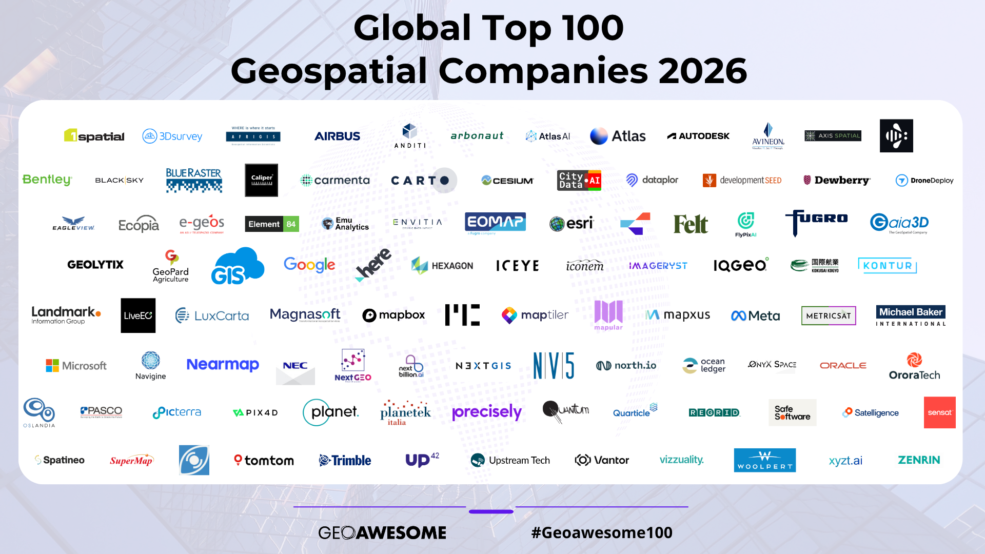 The Global Top 100 Geospatial Companies 2026