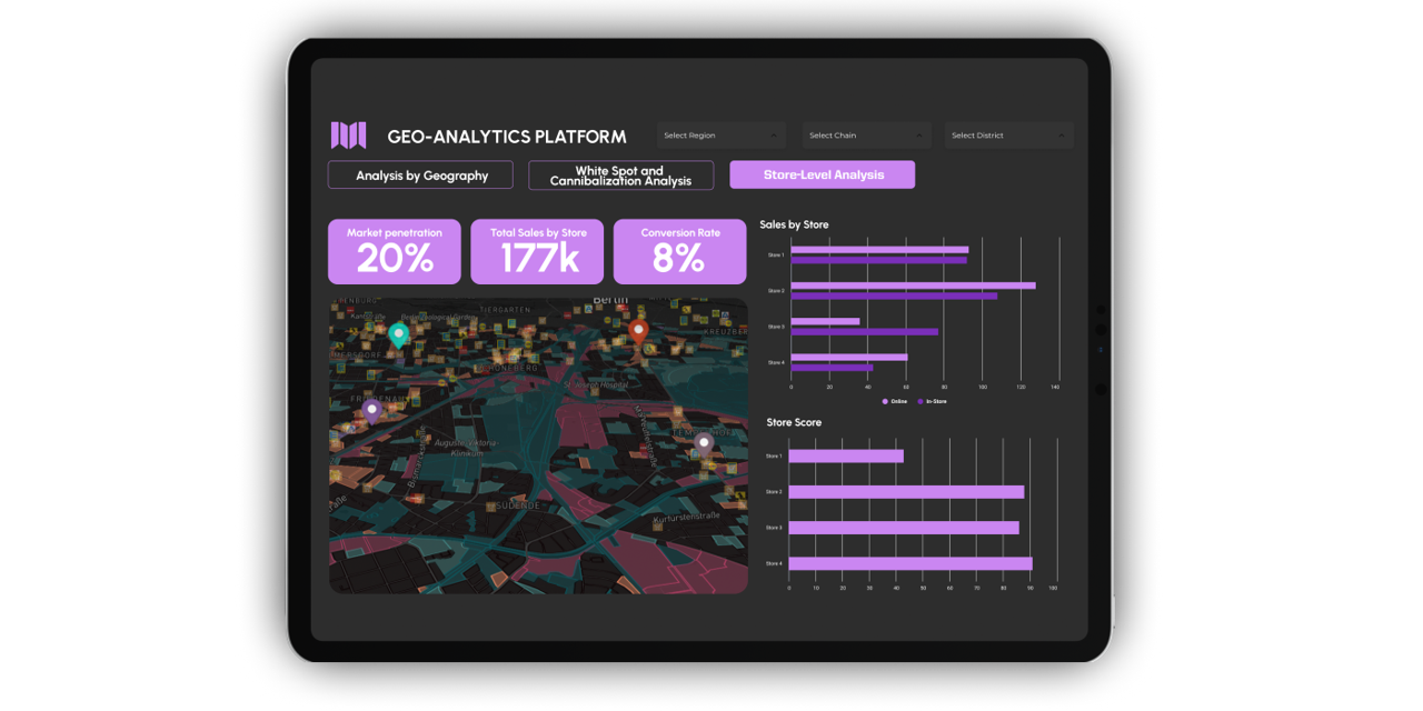 Mapular geo-analytics platform